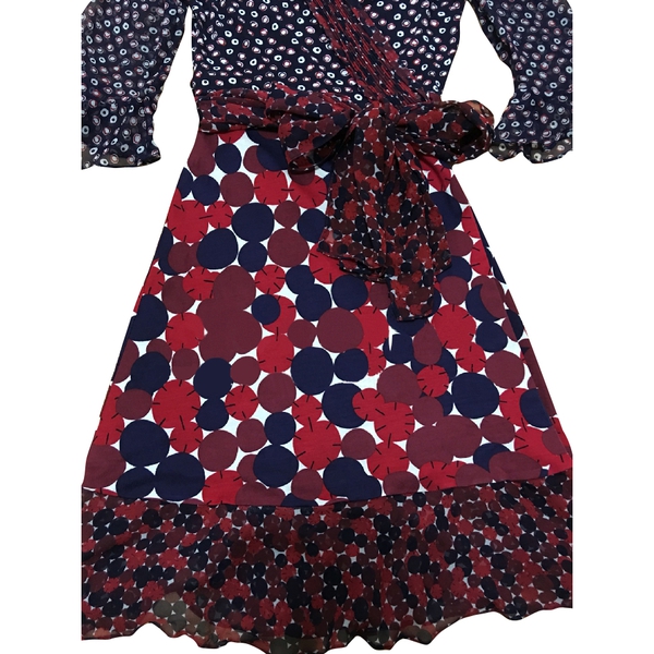 Diane von Furstenberg Nieves Scarf Wrap Dress