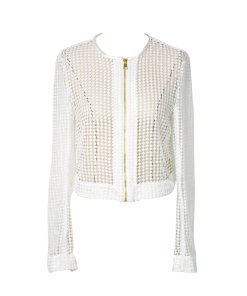 Diane von Furstenberg Chain Lace Jacket