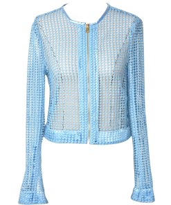 Diane von Furstenberg Chain Lace Jacket