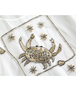 Christian Dior Embellished Silk Top
