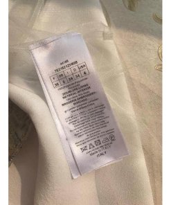 Christian Dior Embellished Silk Top