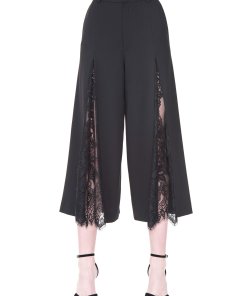 Alice + Olivia Onell Front Pleat Gaucho Pants