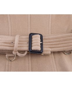 Burberry London Fur Collar Wool & Cashmere Coat