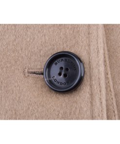 Burberry London Fur Collar Wool & Cashmere Coat