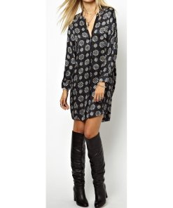 Zadig & Voltaire Rine Print Silk Mini Dress