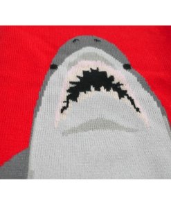 Coach 1941 Intarsia Shark Cashmere Sweater