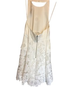 Alice + Olivia Susan Lace Halter Dress