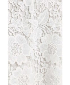 Alice + Olivia Susan Lace Halter Dress