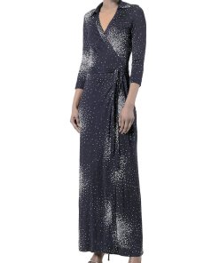 Diane von Furstenberg Short Sleeve Tie-Waist Shirtdress