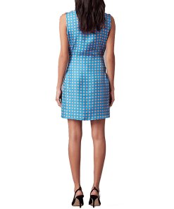 Diane von Furstenberg Mura Tile Tie-Front Dress