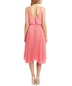 Alice + Olivia Penny Double Layer Pleated Dress