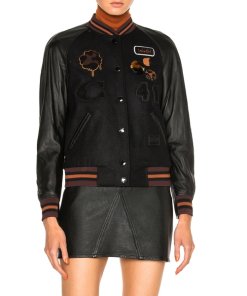 Coach 1941 Classic Leather Sleeve Varsity Jacket