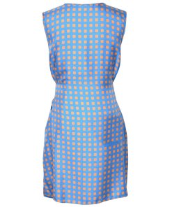 Diane von Furstenberg Mura Tile Tie-Front Dress