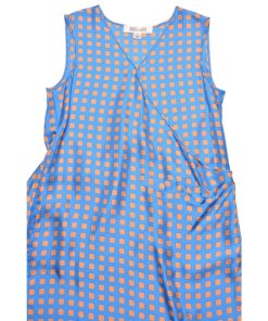 Diane von Furstenberg Mura Tile Tie-Front Dress