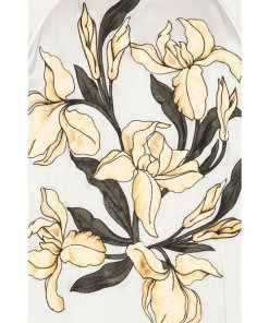 Equipment Kendrix Floral Back Silk Bomber Jacket