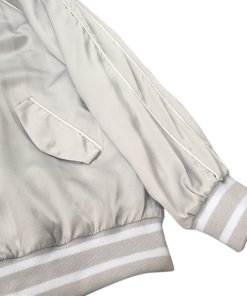 Equipment Kendrix Floral Back Silk Bomber Jacket