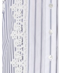 Sea Lace & Stripe Combo Dress
