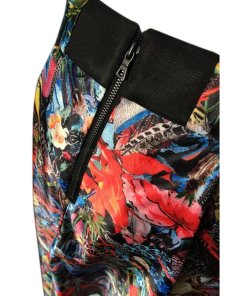 Alice + Olivia Flora Printed Midi Flare Skirt