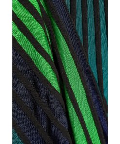 Kenzo Rib Knit Ombré Slip Dress