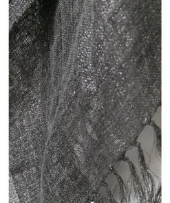Brunello Cucinelli Linen Blend Fringe Cape