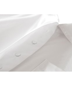 Carven Crochet Trim Fit & Flare Shirtdress