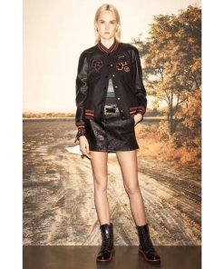 Coach 1941 Classic Leather Sleeve Varsity Jacket