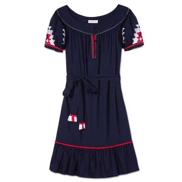 tory burch embroidered beach dress Tory Burch Women's Embroidered Beach Shirt Cover-Up main image 1