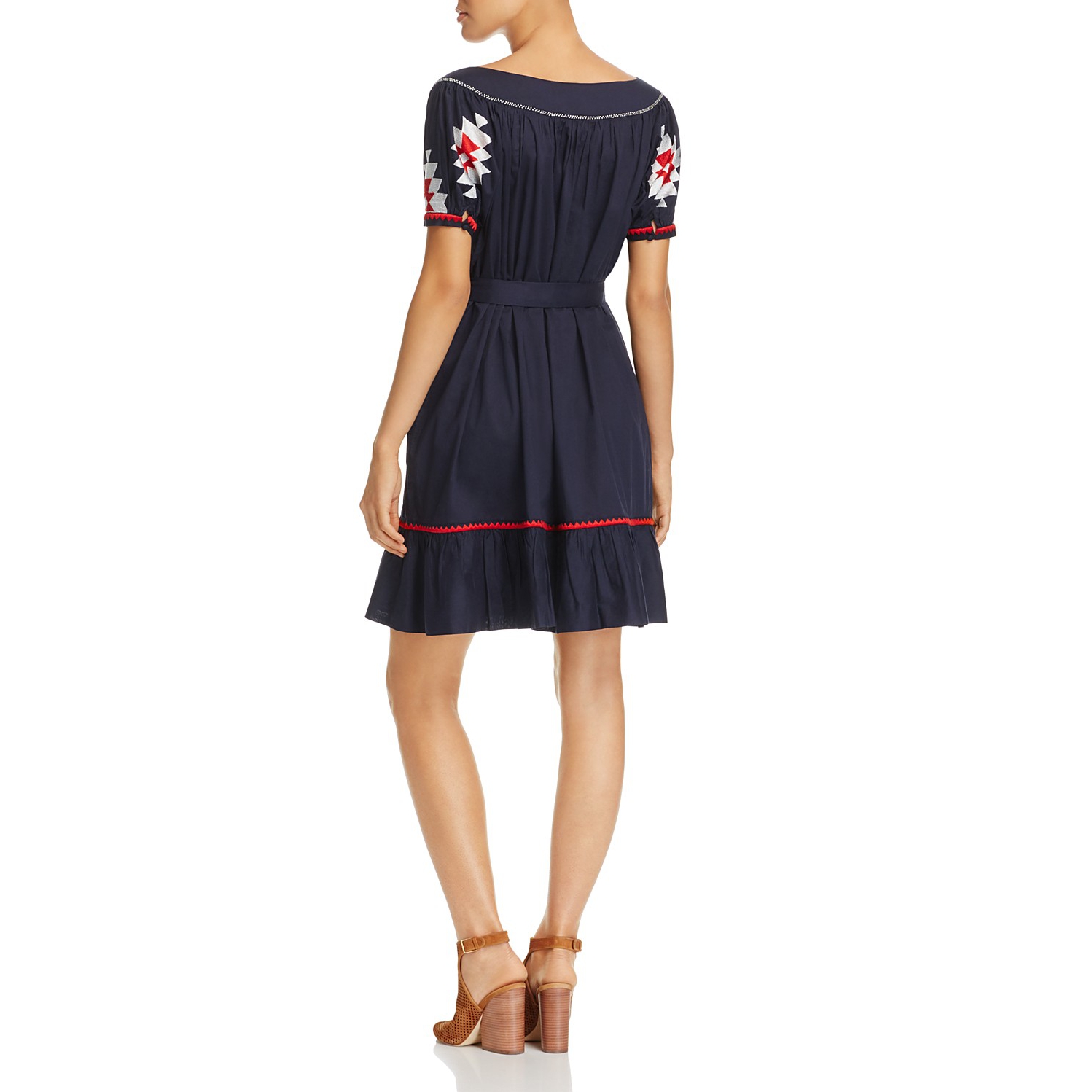 Tory Burch Alicia Embroidered Cotton Voile Dress evaChic Tory Burch Alicia Embroidered Cotton Voile Dress evaChic
