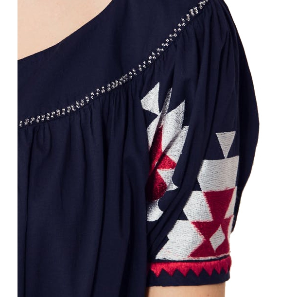 Tory Burch Alicia Embroidered Cotton Voile Dress – evaChic