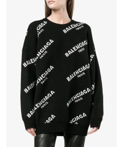 Balenciaga New Logo Crewneck Sweater