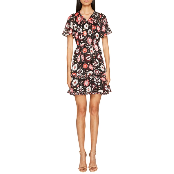 Kate Spade New York Casa Flora Flutter Sleeve Dress evaChic Kate Spade New York Casa Flora Flutter Sleeve Dress evaChic
