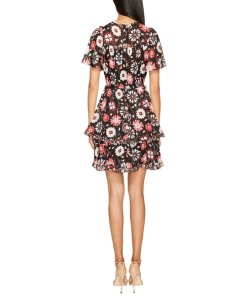 Kate Spade New York Casa Flora Flutter Sleeve Dress