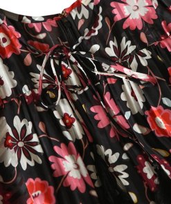 Kate Spade New York Casa Flora Flutter Sleeve Dress