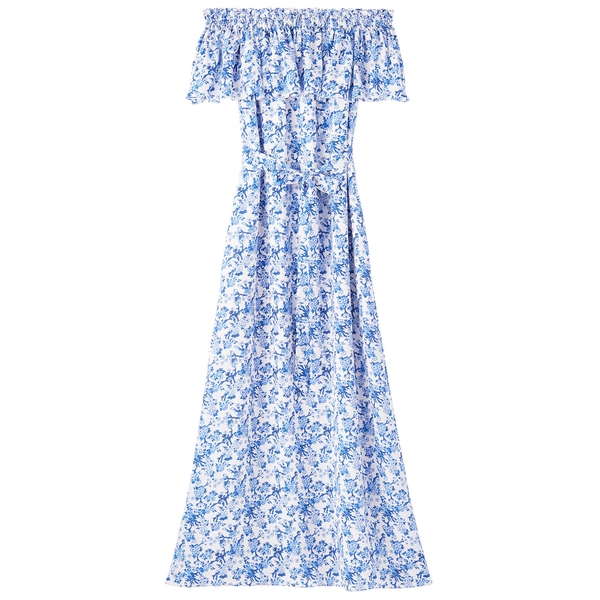 Rebecca Taylor Aimee Off-the-Shoulder Silk Dress – evaChic