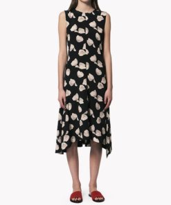 Theory Nophella B Harper-Print Silk Dress
