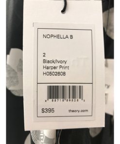 Theory Nophella B Harper-Print Silk Dress