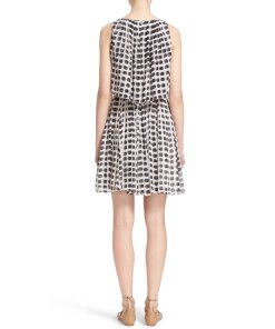 Kate Spade New York Island Stamp Chiffon Dress