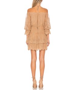 Alice + Olivia Waylon Off-the-Shoulder Dress