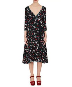 Marc Jacobs Painted Flower Wrap Dress
