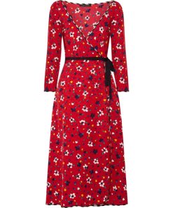 Marc Jacobs Painted Flower Wrap Dress