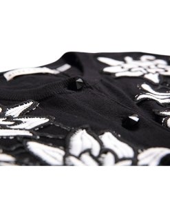 Alice + Olivia Winnie Lace Appliqué Cardigan