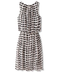 Kate Spade New York Island Stamp Chiffon Dress