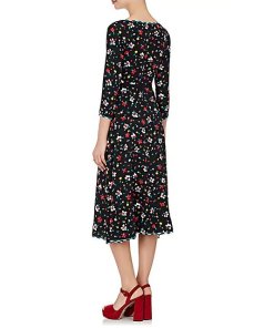 Marc Jacobs Painted Flower Wrap Dress