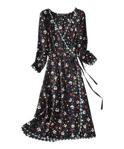Marc Jacobs Painted Flower Wrap Dress