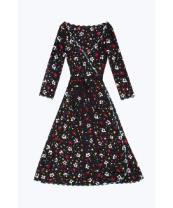 Marc Jacobs Painted Flower Wrap Dress