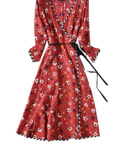 Marc Jacobs Painted Flower Wrap Dress