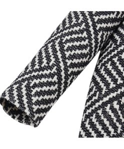 Alice + Olivia Shih Oversize Patterned Cotton Blend Coat