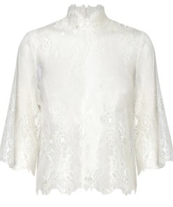 Ganni Whitehall St. Lace Top