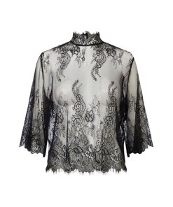 Ganni Whitehall St. Lace Top