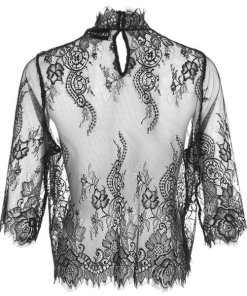 Ganni Whitehall St. Lace Top